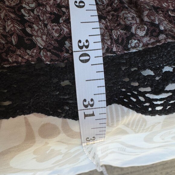 Angie Black Floral Lace Boho Mini Dress - Picture 9 of 9